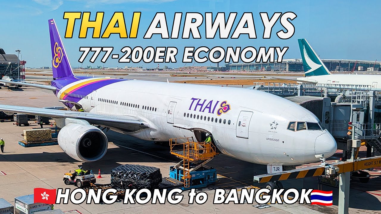 Thai Airways Economy Hong Kong to Bangkok 777-200ER