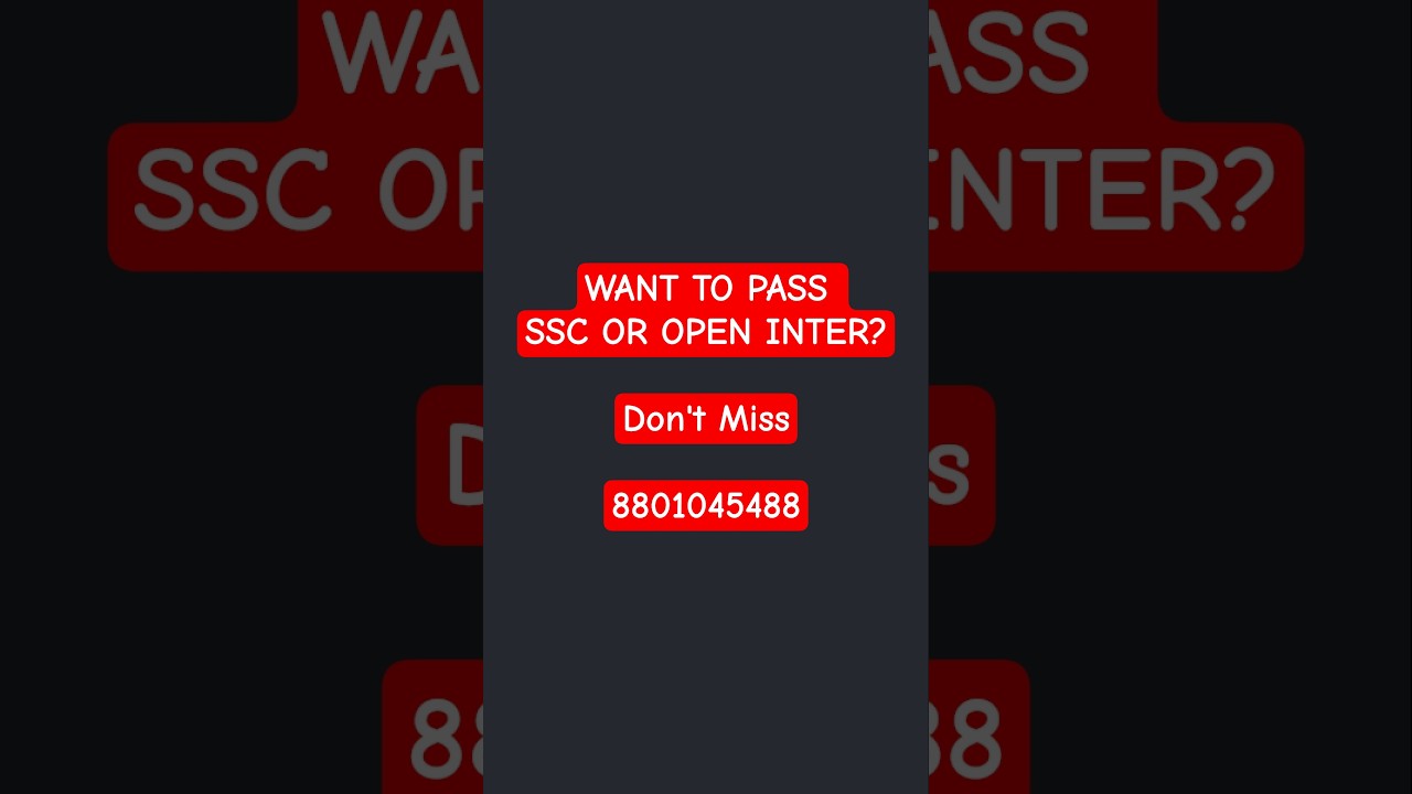 2 Days Left for Applying Open 10th & Open Inter Admission in TOSS, Hyderabad #tossadmission2025