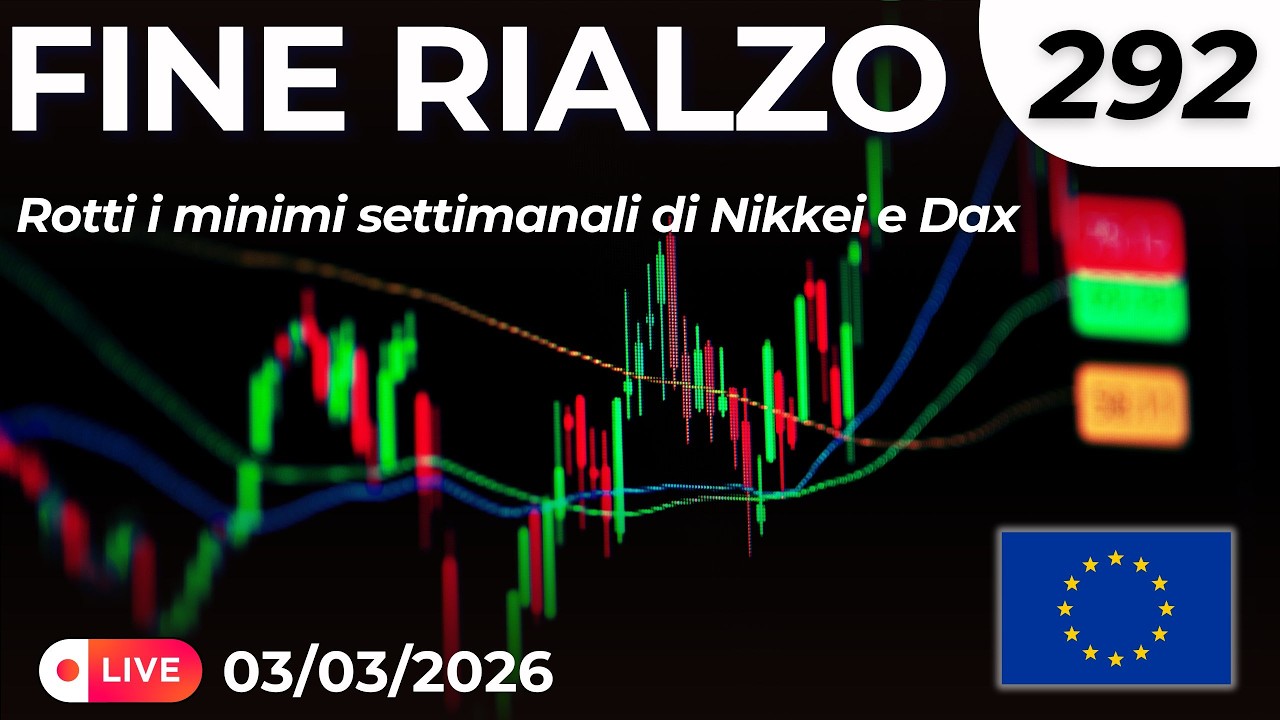 Fine del Rialzo dell'Azionario. Nikkei e Dax cedono - Ep. 292 Trading & Mercati Europa