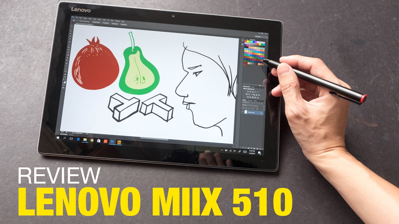 Artist Review: Lenovo Miix 510 with Active Pen (Updated)