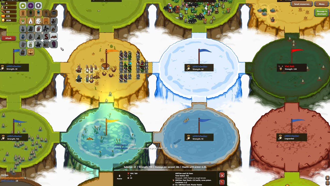 Circle Empires Rivals   4P ROGUELIKE | Multiplayer Gameplay