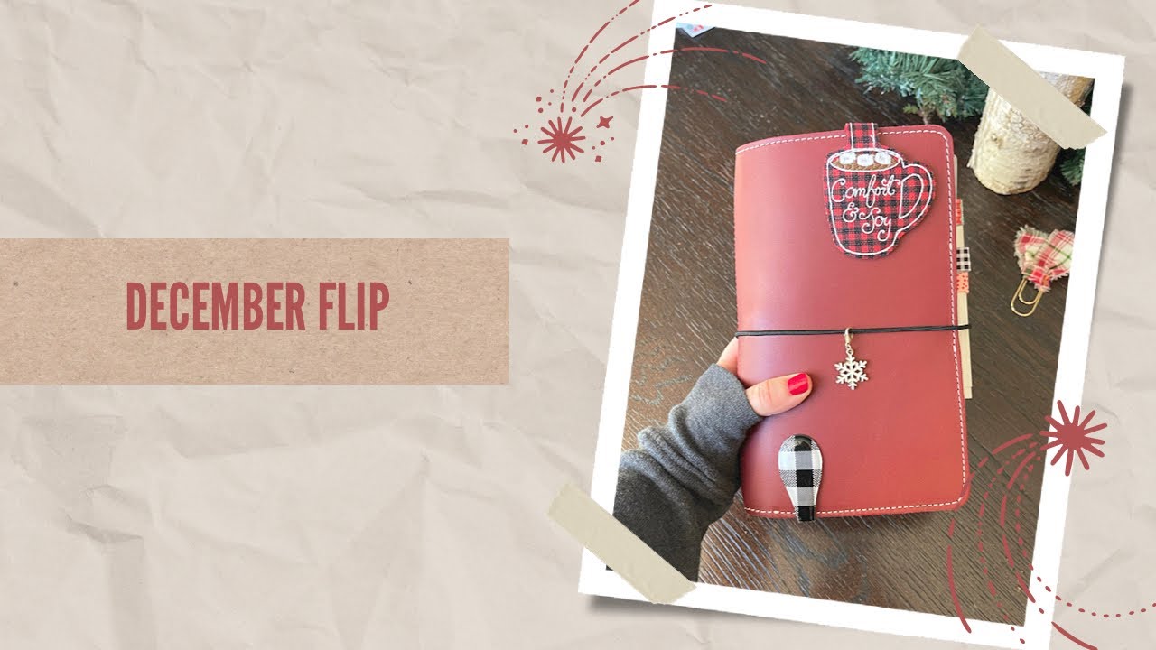 December Travelers Notebook Flip | Monthly Planners and Journals | Planner Perfect