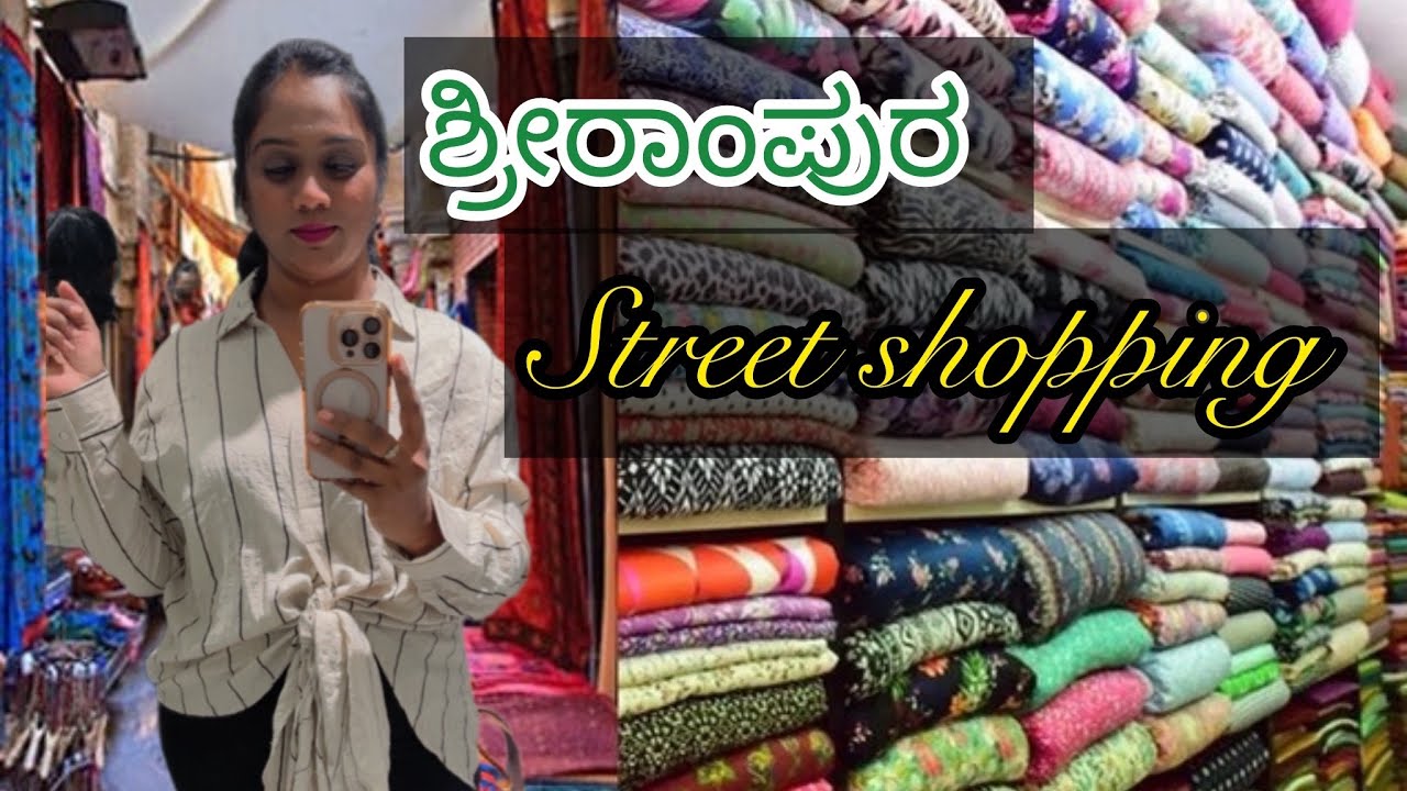 Srirampura street shopping @youtubecreators @YouTube