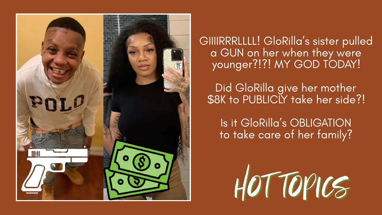 GloRilla’s sister Scar Face Woods pulled a POW POW on her?! 