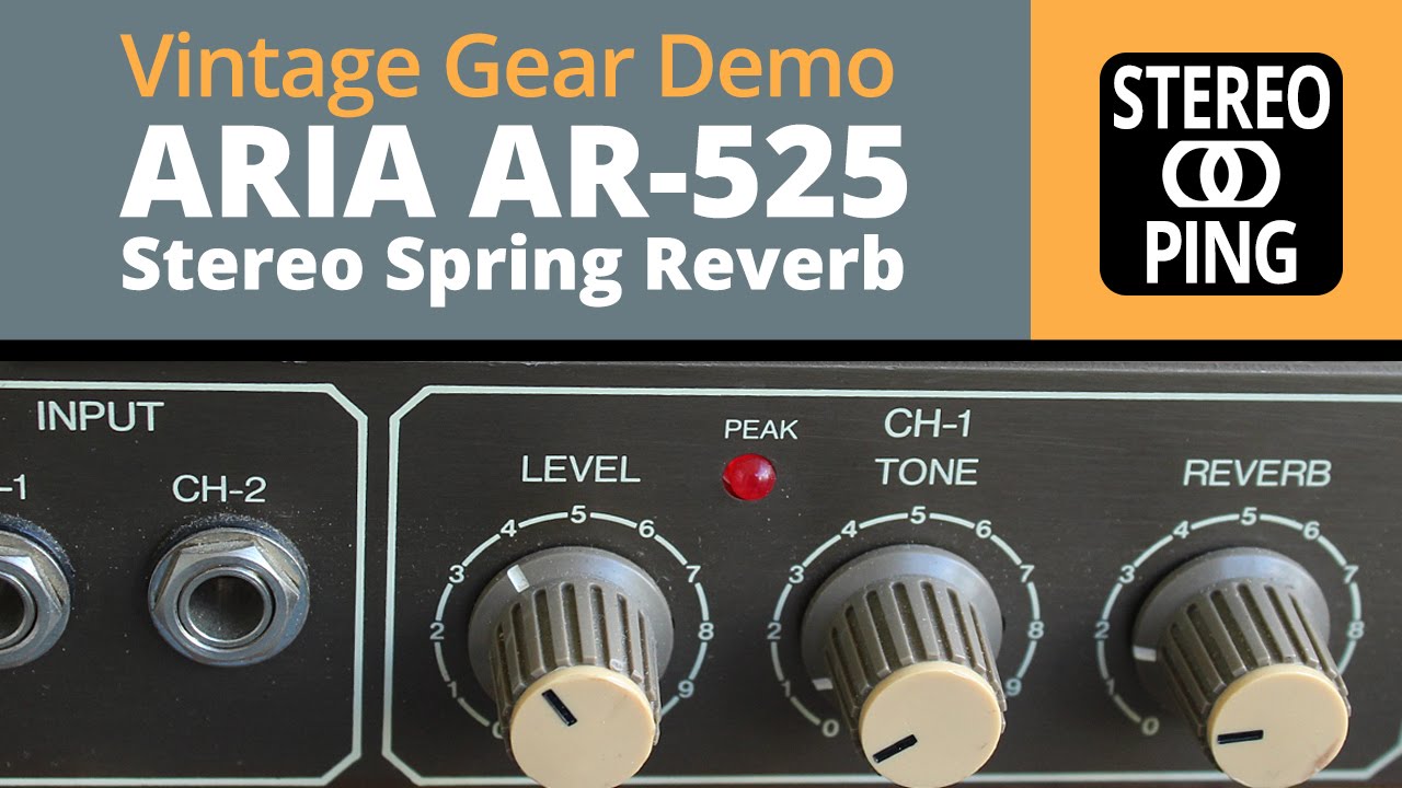 AIRA AR-525 Stereo Spring Reverb from Japan