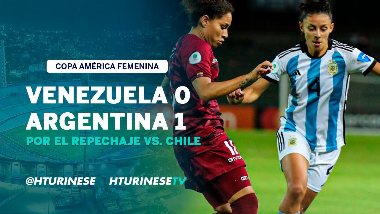 VENEZUELA 0 ARGENTINA 1. POR EL REPECHAJE VS. CHILE | #CopaAmerica | #Femenina