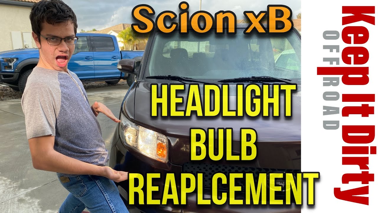 Замена лампочек в фарах Scion xB — дальний и ближний свет