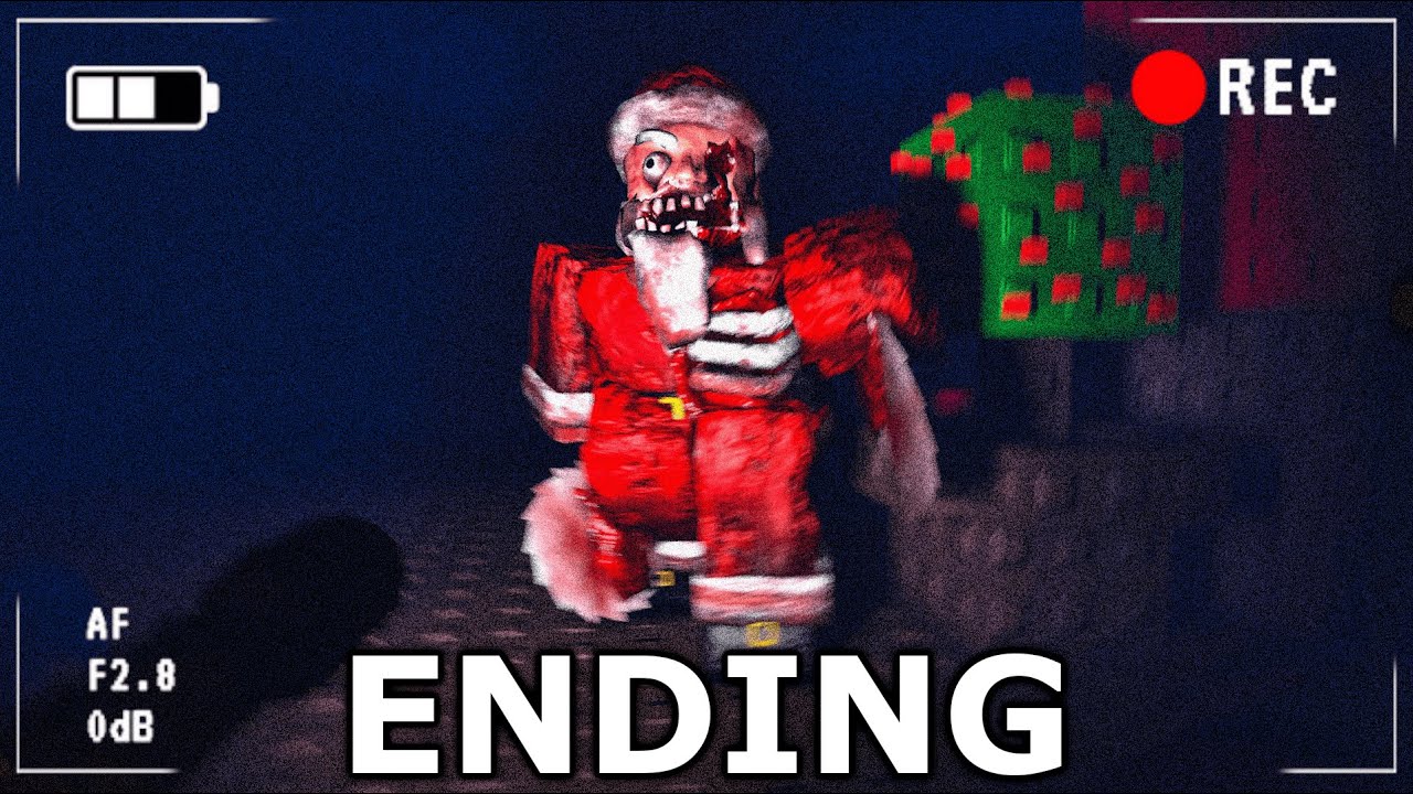 [NEW CHRISTMAS HORROR GAME] Claus Carnage Horror - ROBLOX - Full Gameplay Playthrough (ENDING)