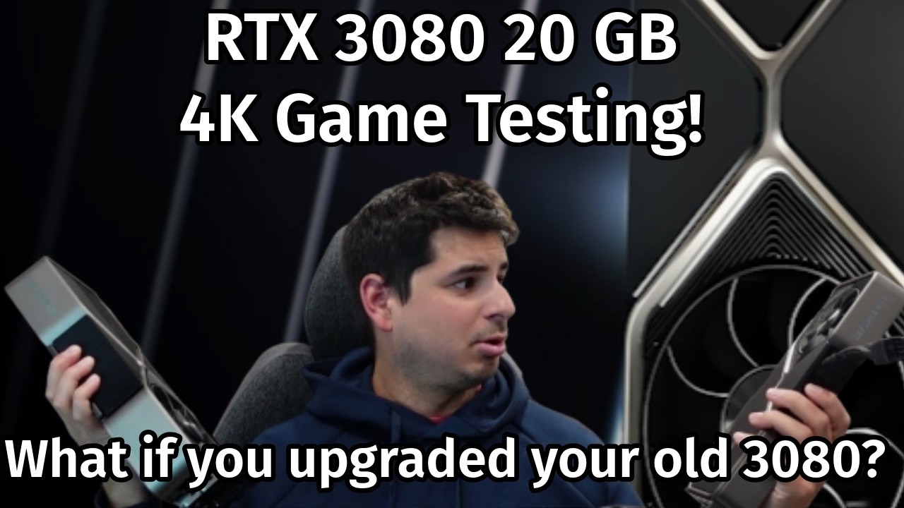 Тестирование игр в разрешении 4K на RTX 3080 с 20 ГБ видеопамяти: Удвоить объем видеопамяти на ва...