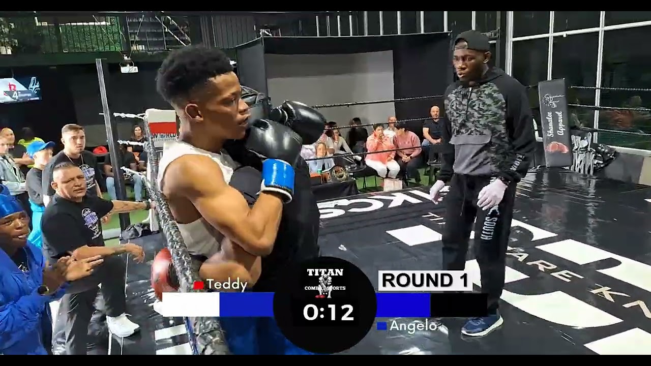 Teddy vs Angelo - Titan Combat Sports - Born in fire