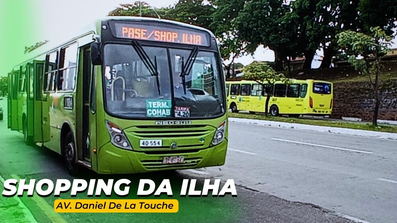 Movimentação De Ônibus, Shopping Da Ilha ( Sentindo Centro). São Luís Ma.