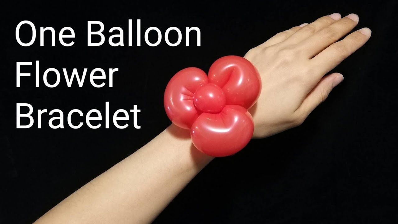 One Balloon Flower Bracelet單條氣球手花