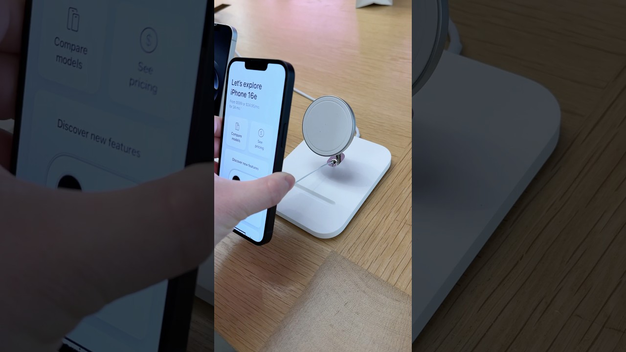 Apple&rsquo;s custom iPhone 16e MagSafe stand!?