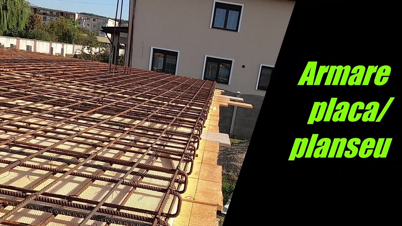 Armare placa/planseu-Floor reinforcement