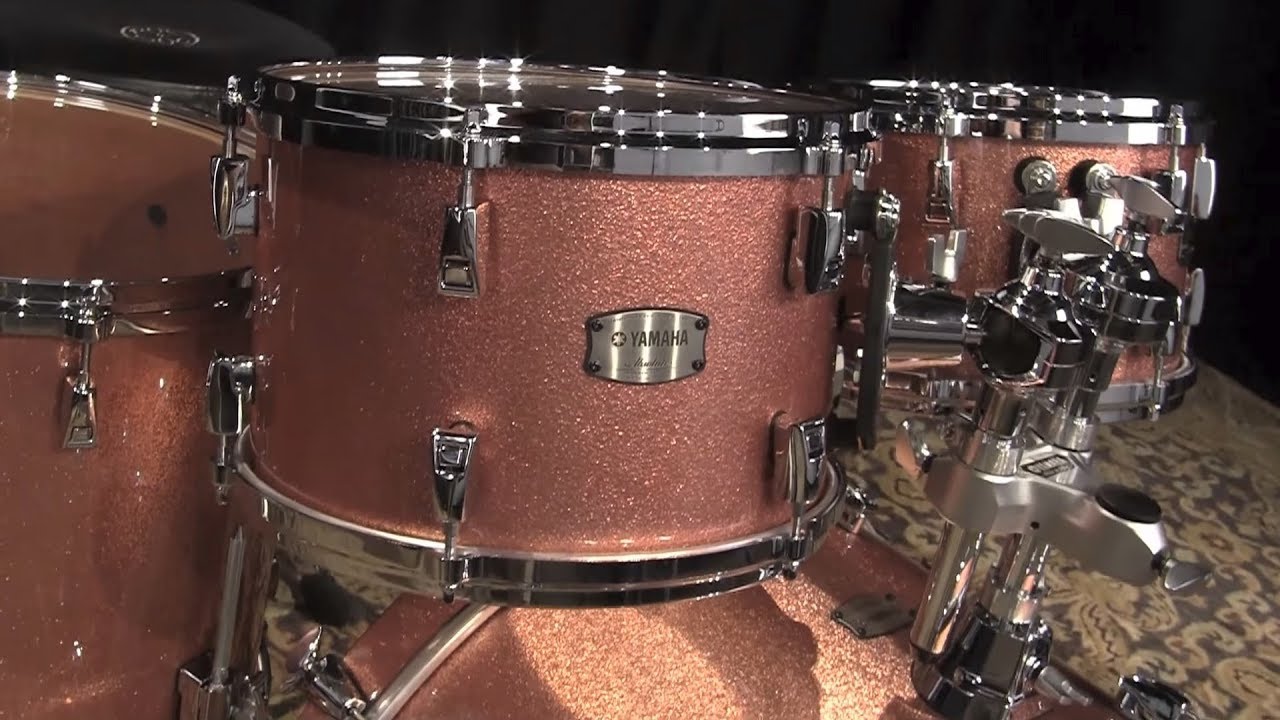 Yamaha Absolute Hybrid Maple Drum Set 22/10/12/16 - Pink Champagane Sparkle
