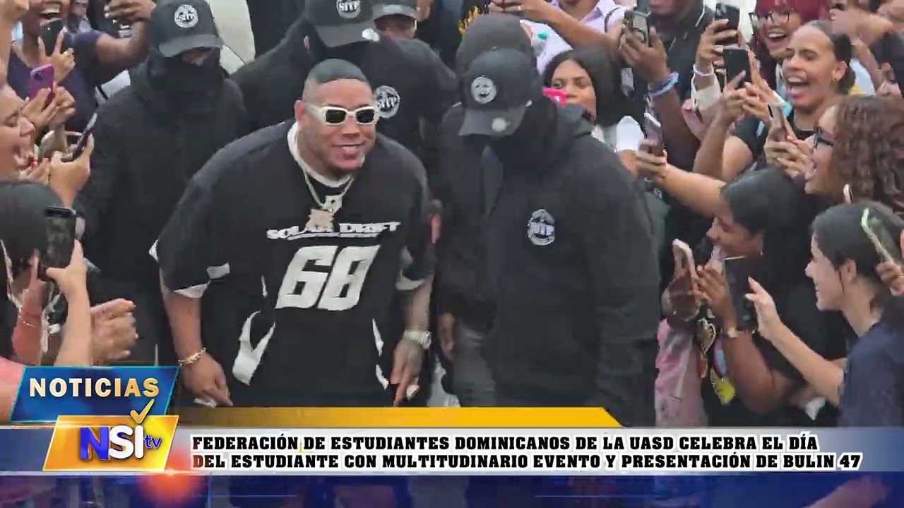 #FED de la #UASD celebra el Día del Estudiante con #multitudinario evento y presentación de Bulin 47