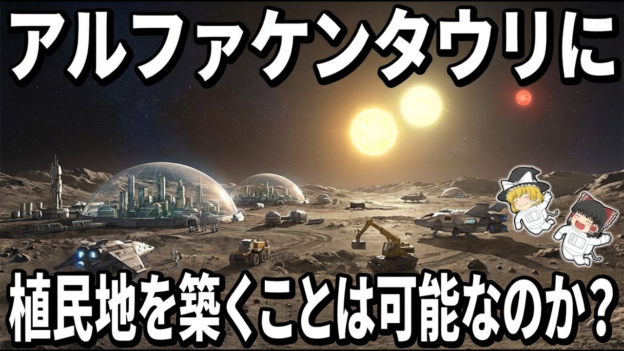 【ゆっくり解説】アルファケンタウリに植民地を築くことは可能なのか？