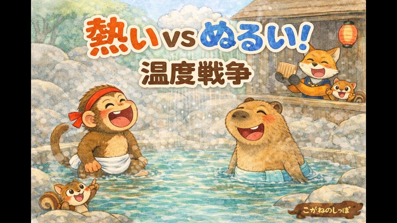 【絵本 読み聞かせ】（１７９）熱いvsぬるい！温度戦争