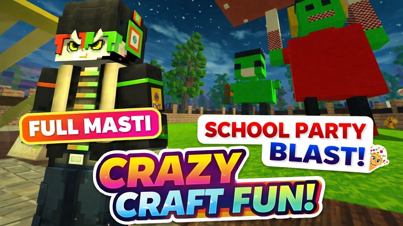  School Party Craft Game Fun | Full Masti & Creativity 🎨🎉