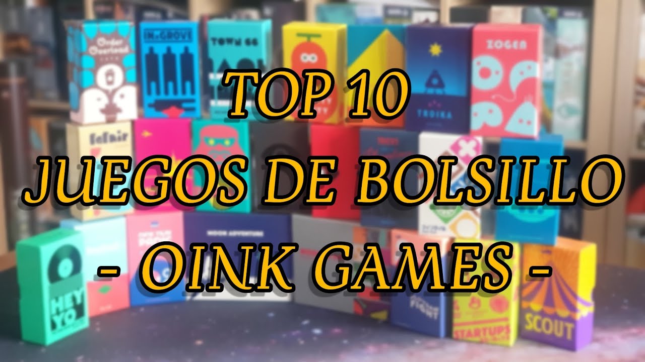 TOP 10 JUEGOS DE BOLSILLO // Oink Games