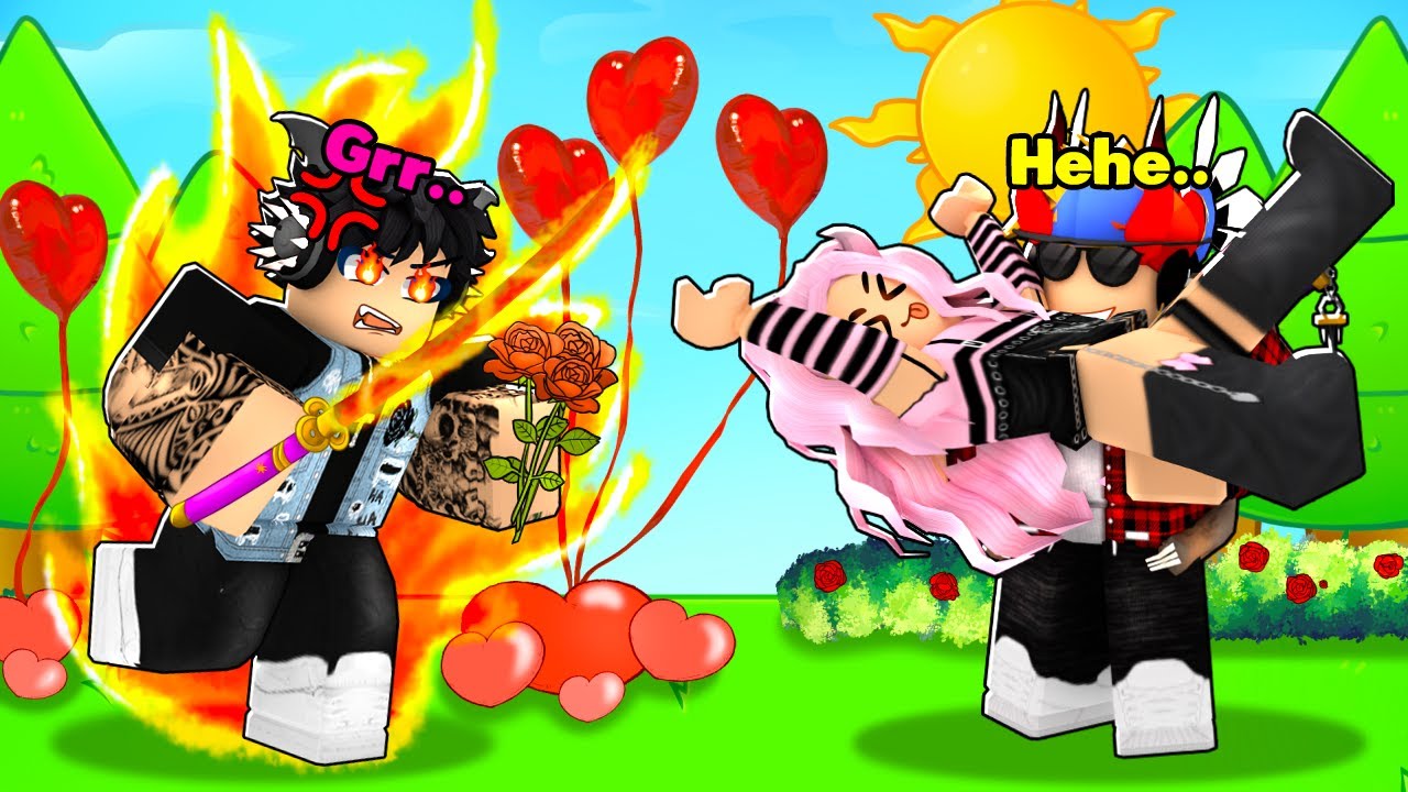 I Stole Their Girl On VALENTINES DAY, And They Were ANGRY... (ROBLOX BLOX FRUIT)