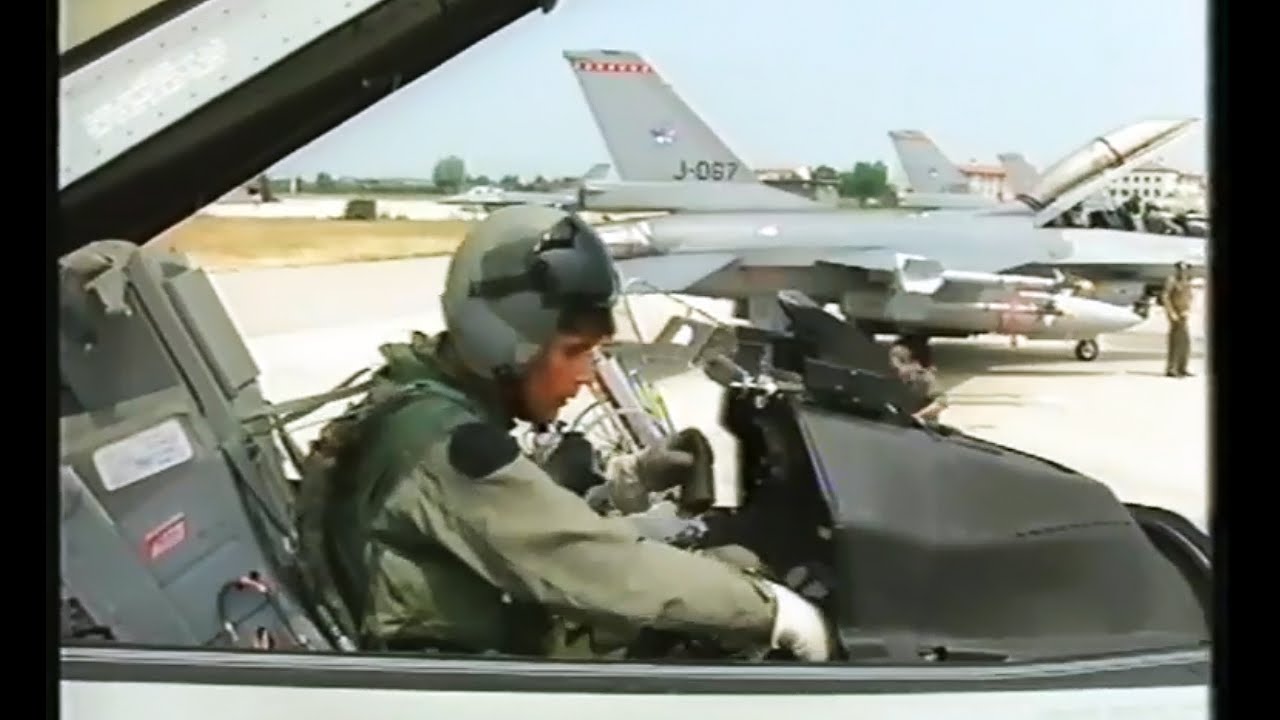1993 - Operation Deny Flight | Dutch F-16's enforcing No-Fly zone Bosnia