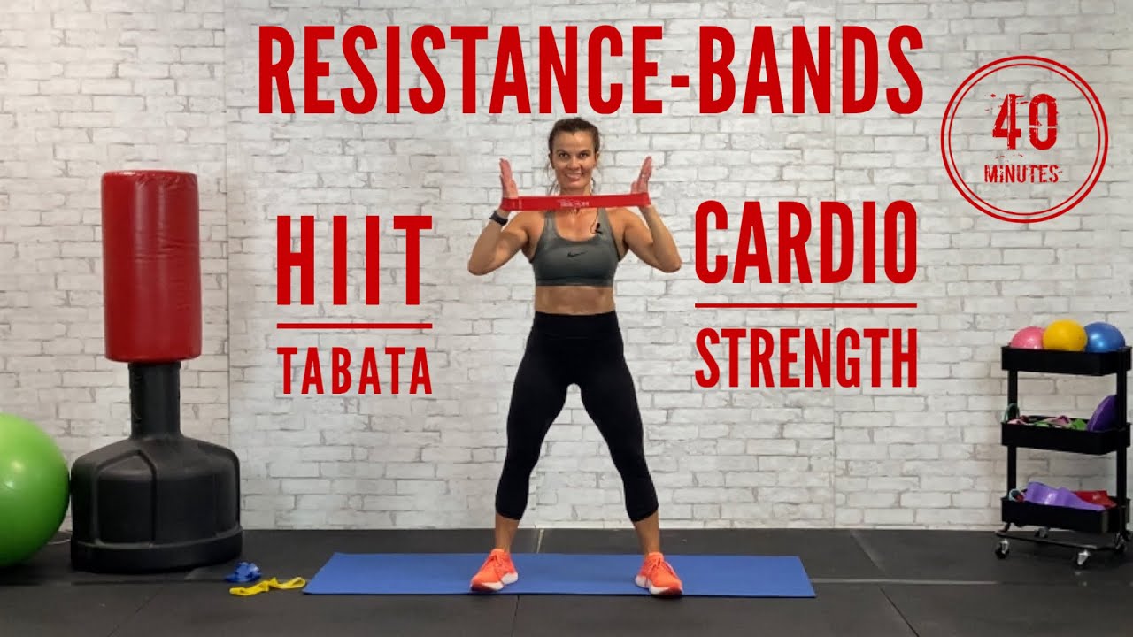 40-минутная тренировка с эспандером HIIT // Без повторений, Табата