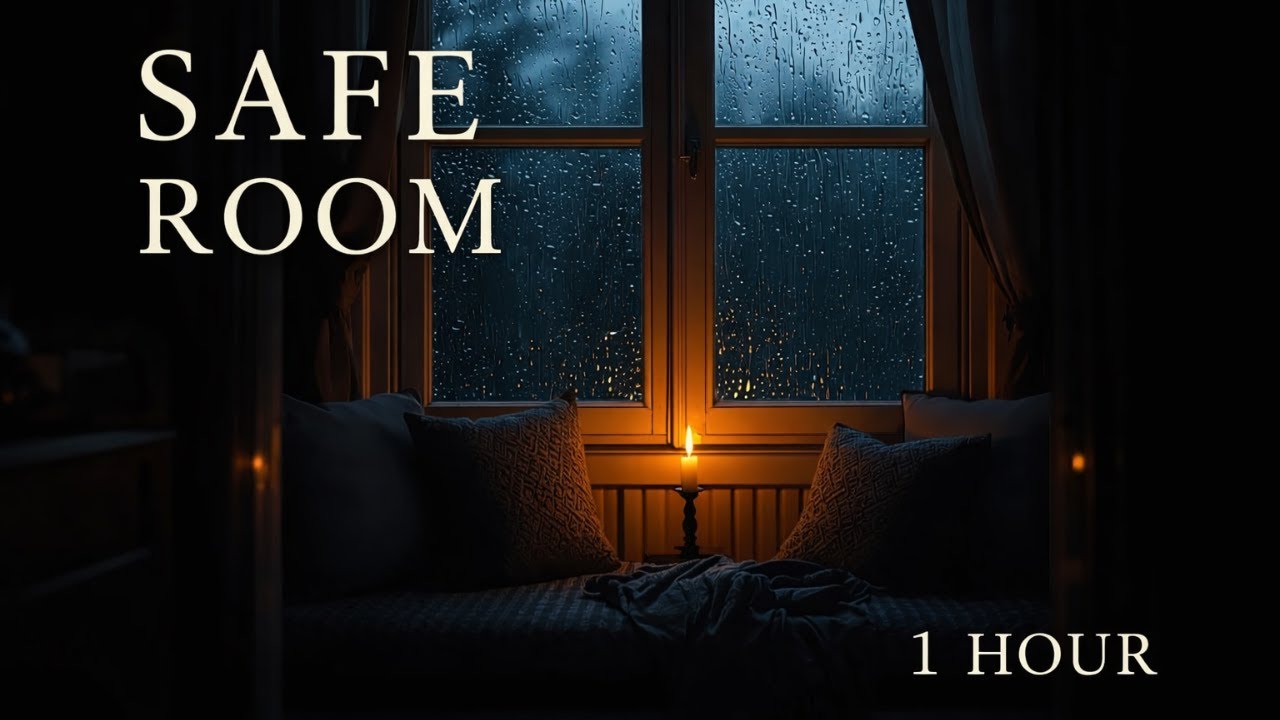 Overstimulation Safe Room | 1 Hour of Calm Rain & Candlelight