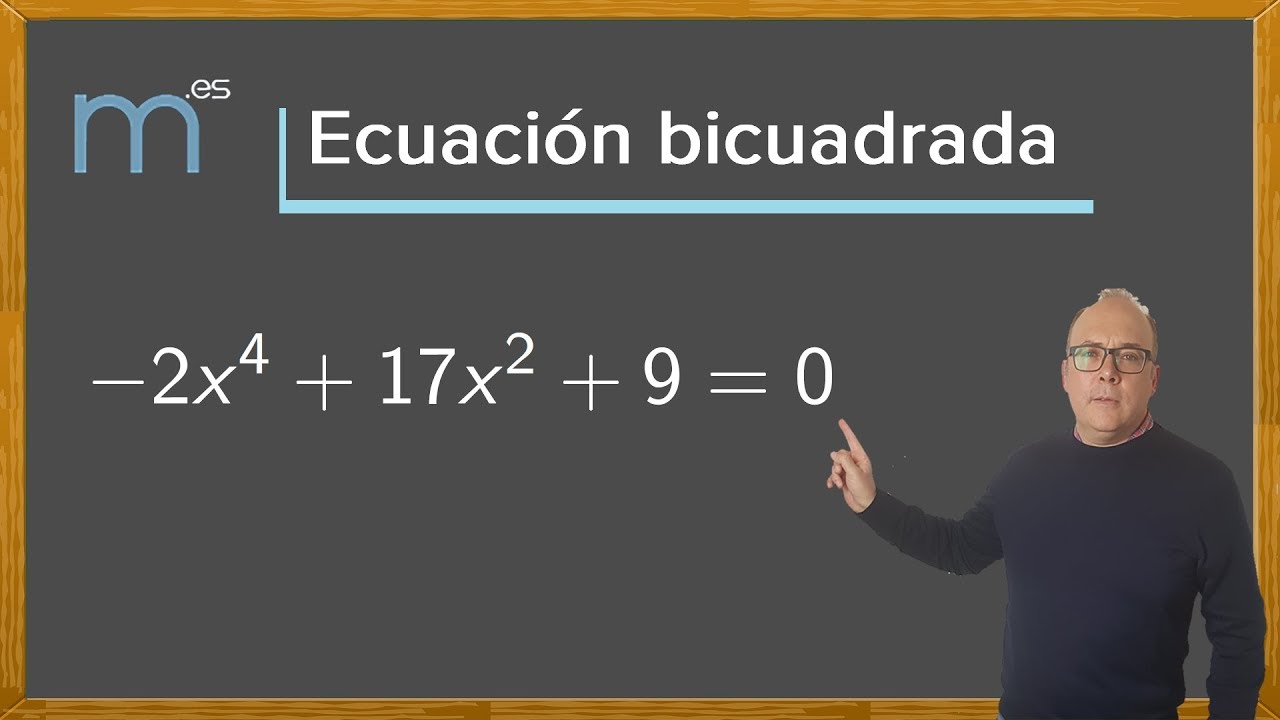 Ecuaciones bicuadradas, ecuación bicuadrada