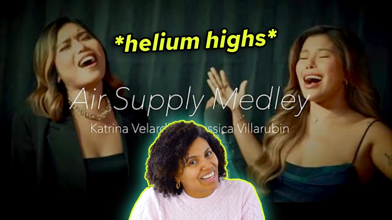 Chipmunk Frequency 🐿️ | Air Supply Medley – Katrina Velarde & Jessica Villarubin | M-Angel REACTION