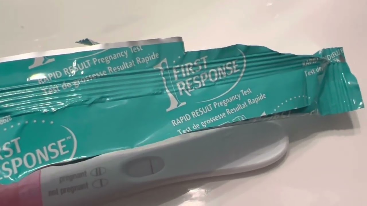 10 dpo live pregnancy test.. first response rapid 1 minute test results 🤨👀