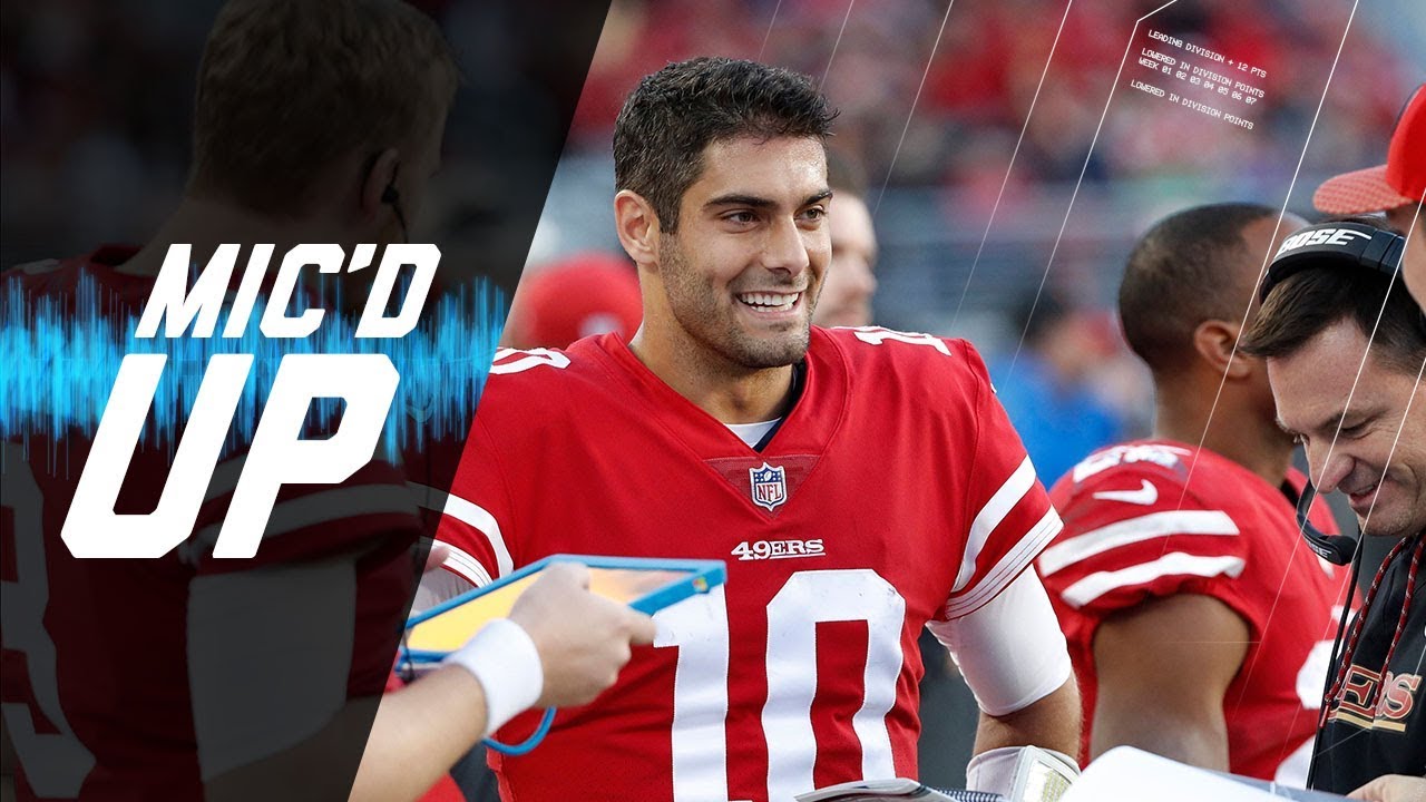 Jimmy Garoppolo Mic'd Up vs. Titans 