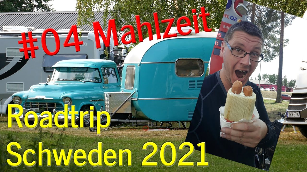 Roadtrip nach Schweden 2021 mit Motorrad und Zelt | #04 Von Hot Dogs und Oldtimern