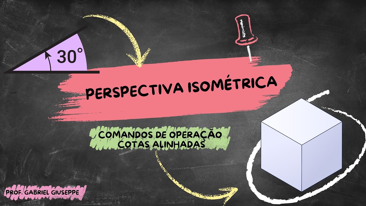 Perspectiva Isométrica – Comandos básicos e aplicação de cotas isométricas