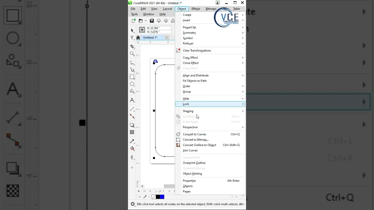 How to make fancy and stylish borders in #coreldraw #shorts #viral #vce #shortvideo