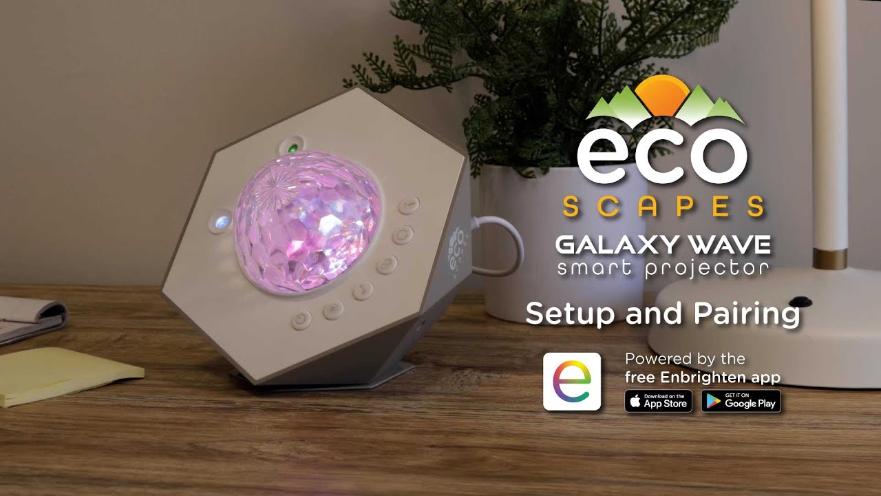 70643: EcoScapes Galaxy Wave Smart Projector - Setup & Pairing