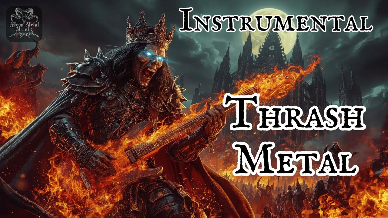 Unleash the Inferno – Epic Thrash Metal Instrumental Compilation | Intense Guitar Power & Fury