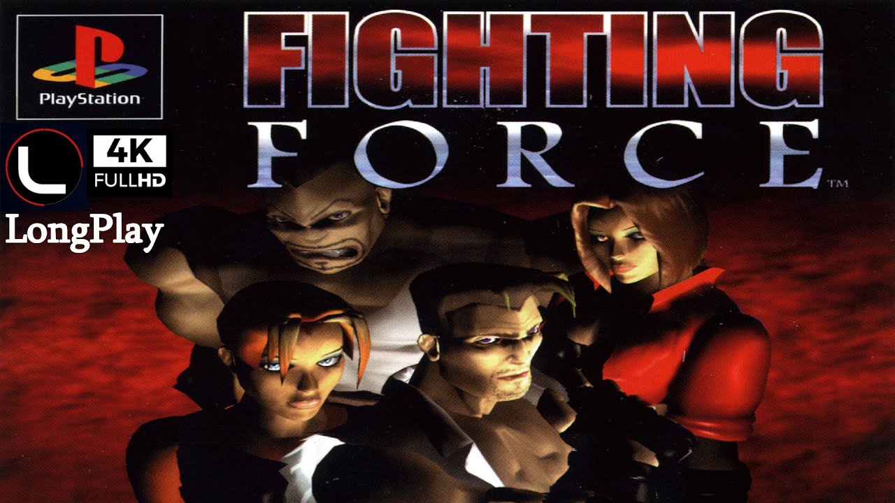 PS1 - Fighting Force (Streets of Rage)Duckstation - LongPlay [4K:60FPS - WideScreen] 🔴