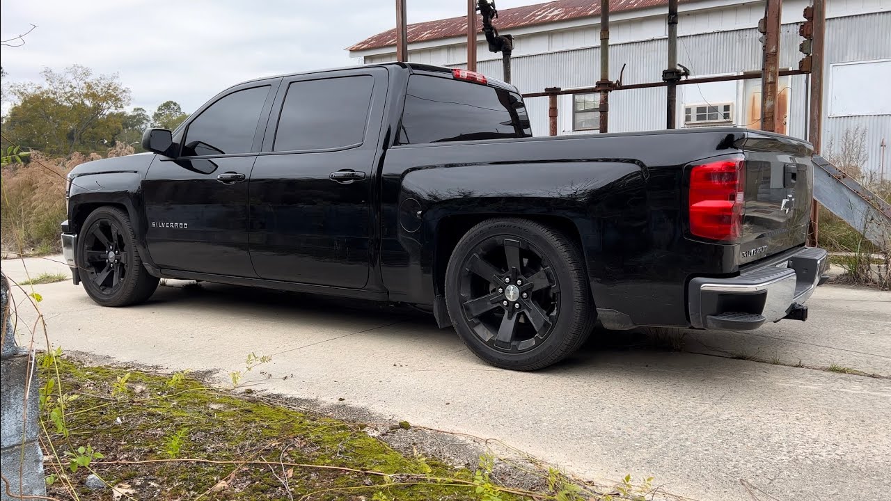 Установка McGaughy 4/7 drop на Chevy Silverado crew cab 2014 года…