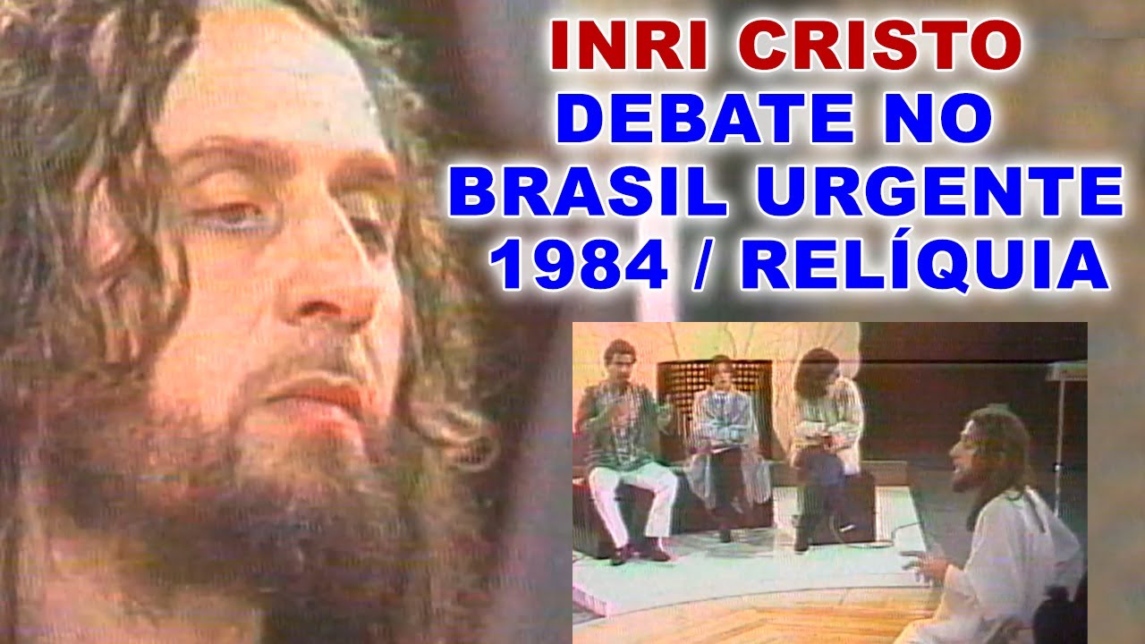 INRI CRISTO no Programa Brasil Urgente 1984 (REL&Iacute;QUIA)