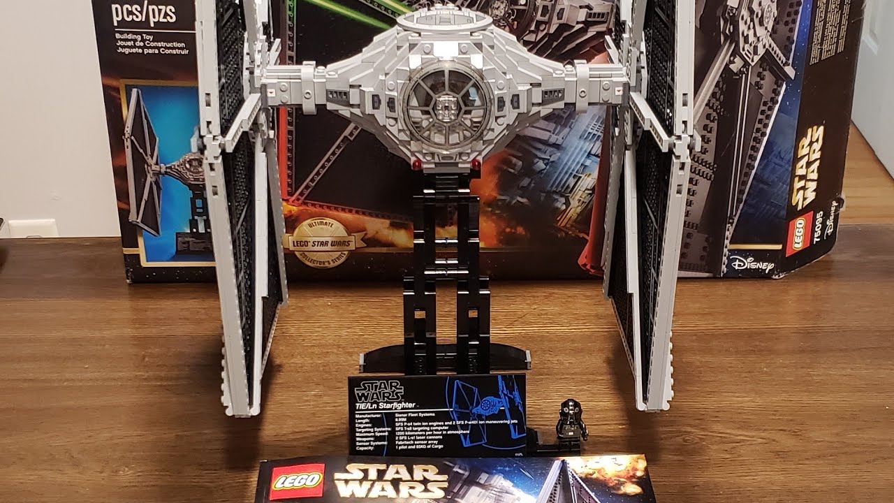 Lego Star Wars UCS Tie Fighter 75095 RETIRED Speed Build in 4K