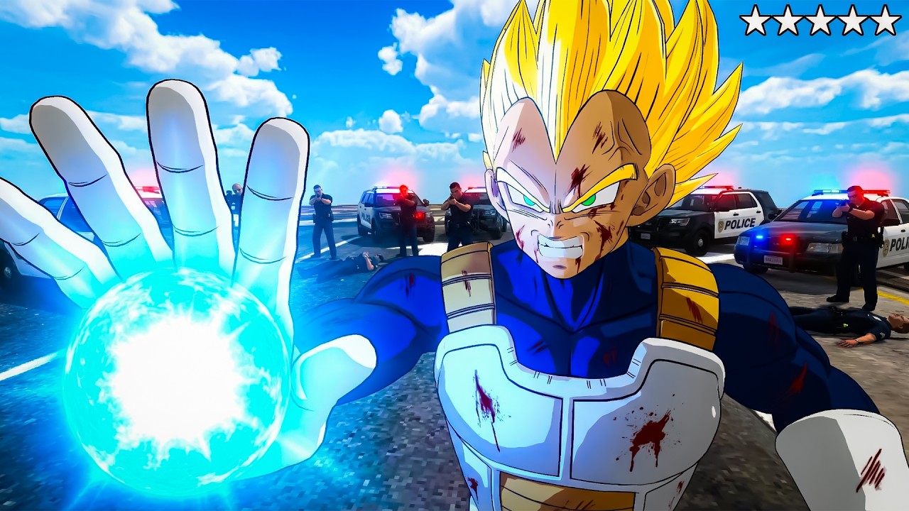 I Became VEGETA In GTA 5