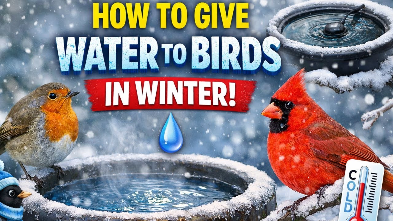 How to Provide Water for Birds in Winter &ndash; Feathered Guru Guide