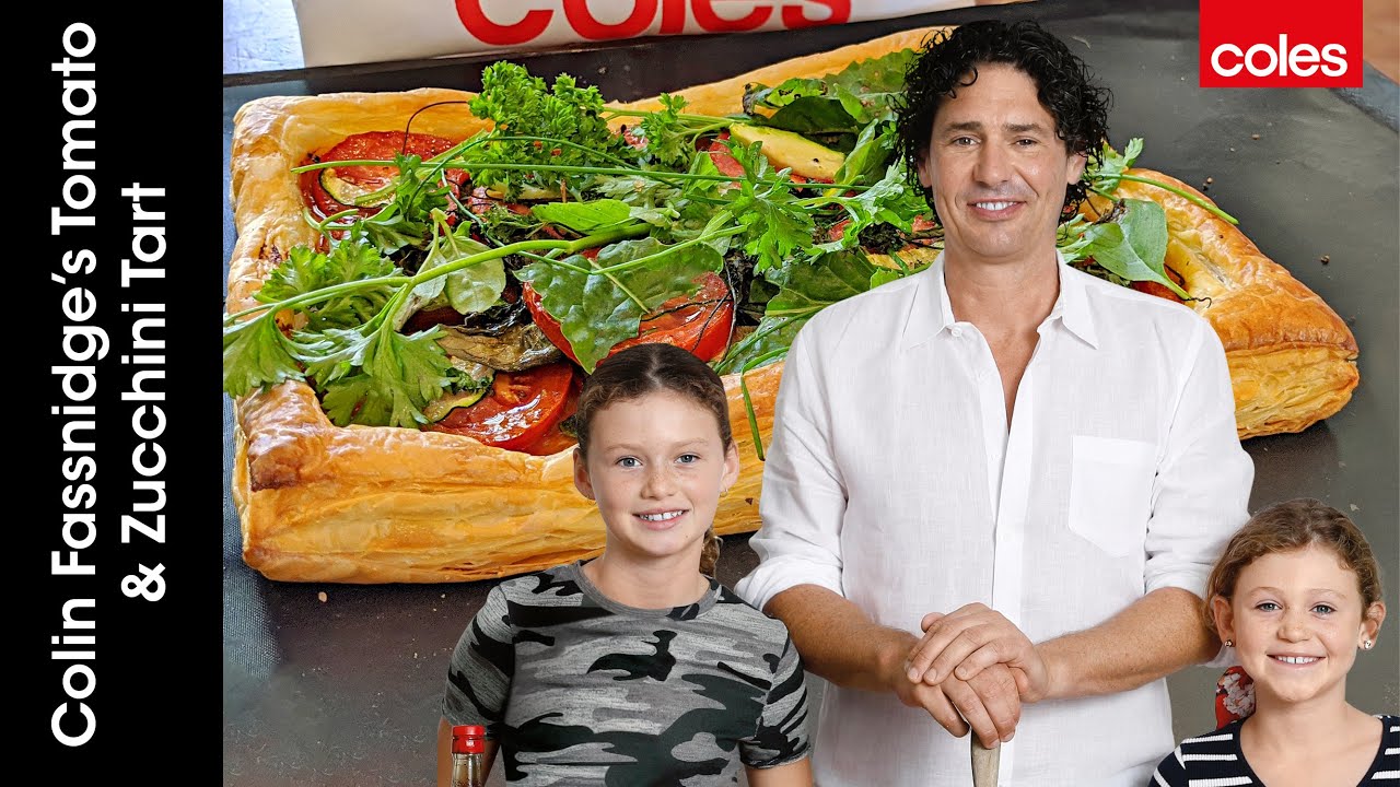 Colin Fassnidge's Tomato & Zucchini Tart