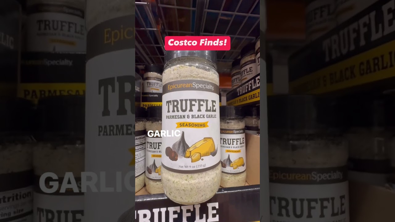 Epicurean Specialty #Truffle #Parmesan and #BlackGarlic Seasoning at Costco!#seasoning #costco  #yt