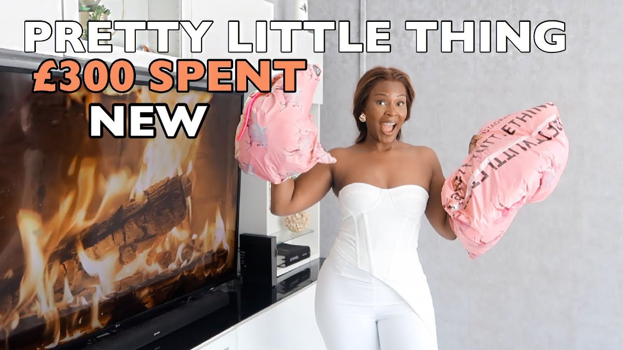 &pound;300 PRETTY LITTLE THING TRY ON HAUL NEW IN  | DYMUND