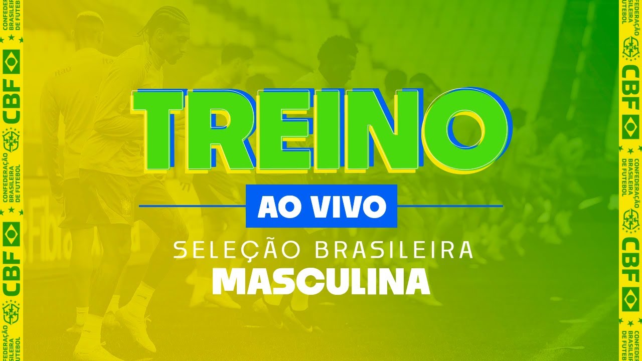 Veja AO VIVO os primeiros 15 minutos do TREINO da Sele&ccedil;&atilde;o Brasileira Masculina