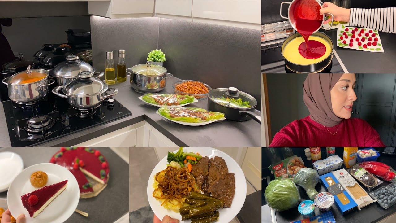 Annemin Misafir sofrası | Neler hazırlamış❓Orman meyveli cheesecake yaptım💕