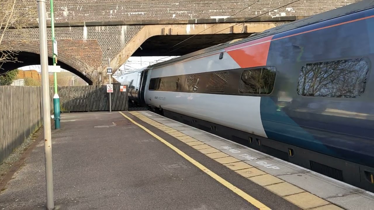 Class 390 'Pendolino' departing Lichfield Trent Valley