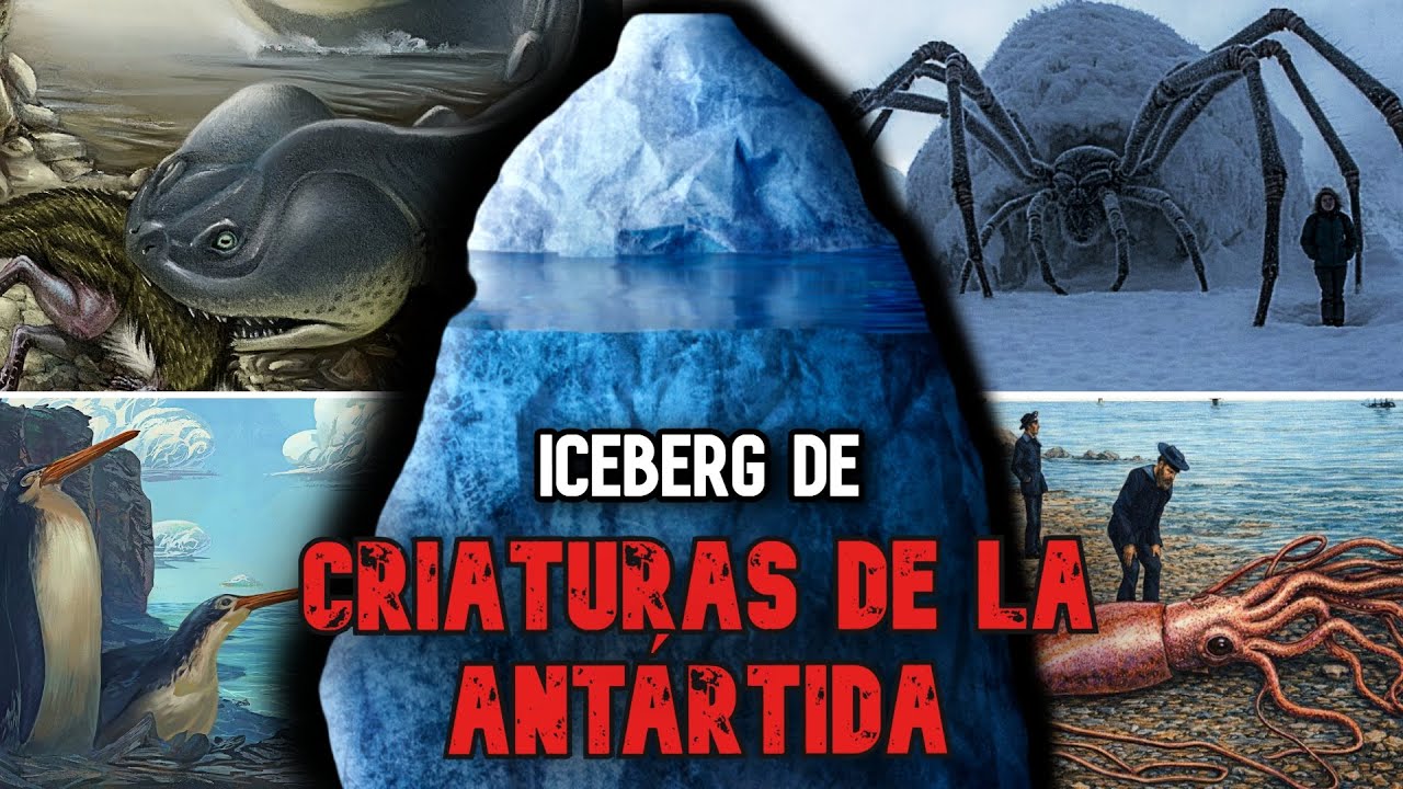 EL ICEBERG DE LAS CRIATURAS MAS EXTRA&Ntilde;AS DE LA ANT&Aacute;RTIDA EXPLICADO 🐧